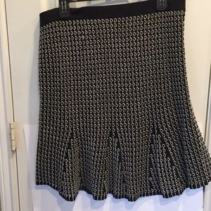White House Black Market Fluted Skirt